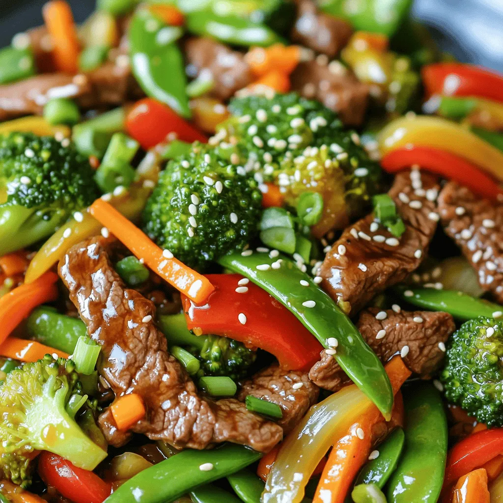 Minute Beef Veggie Stir Fry Quick and Tasty Meal