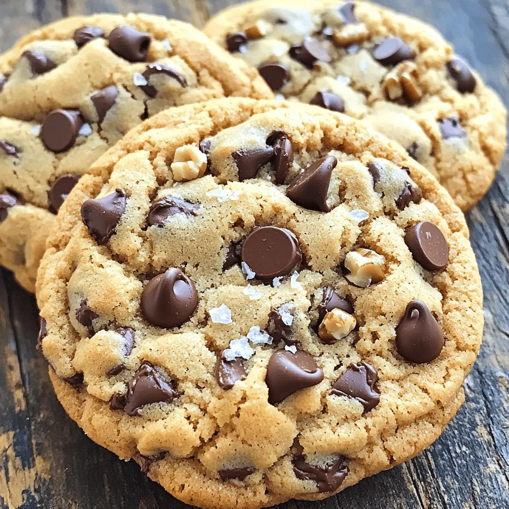 Giant Chewy Chocolate Chip Cookies Irresistible Delight