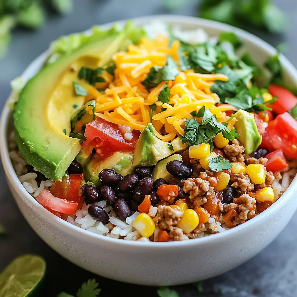 Easy Taco Rice Bowls Flavorful Meal to Enjoy Today