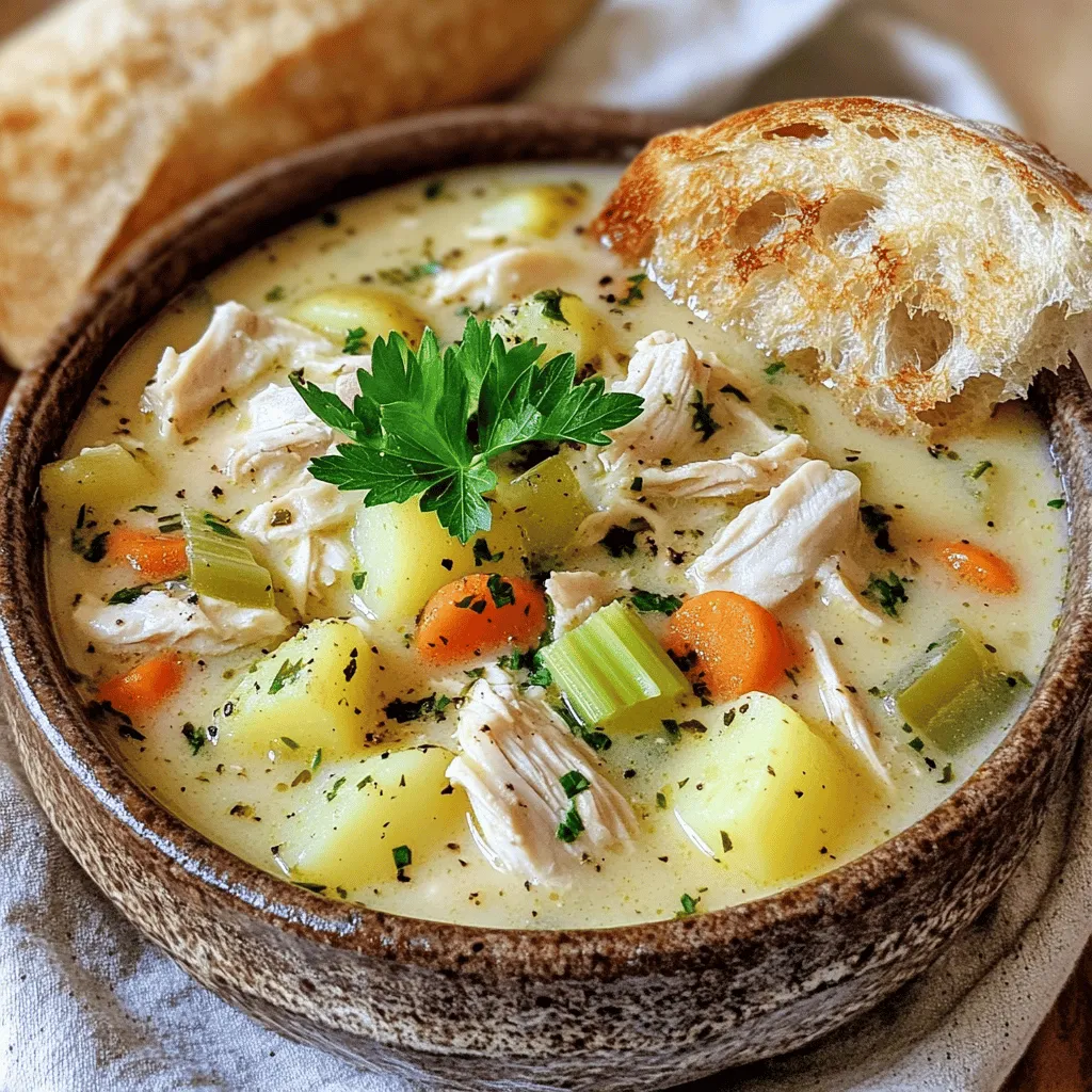 Cozy Chicken Potato Soup Comforting and Hearty Recipe
