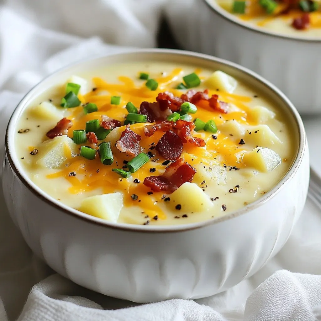 Loaded Potato Soup Creamy and Comforting Delight