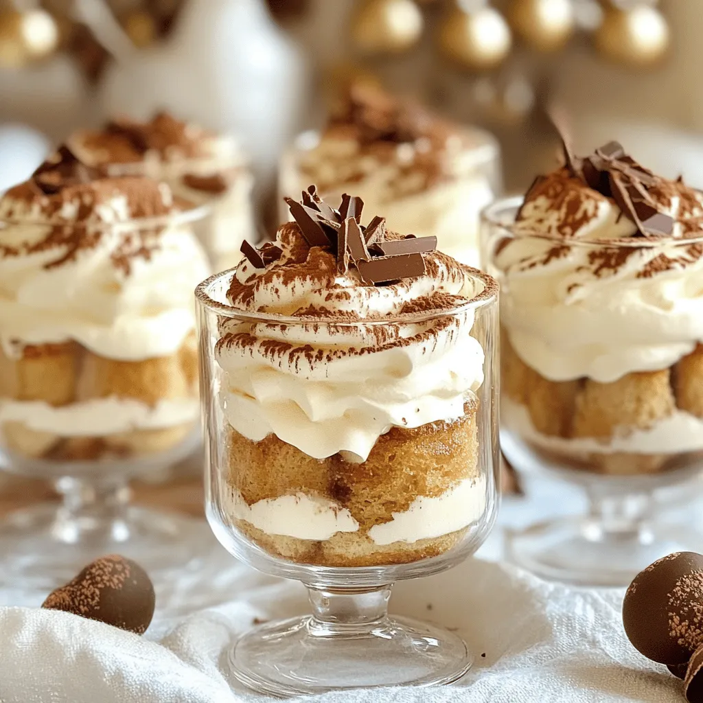 Mini Tiramisu Cups Delightful and Easy Dessert Treat