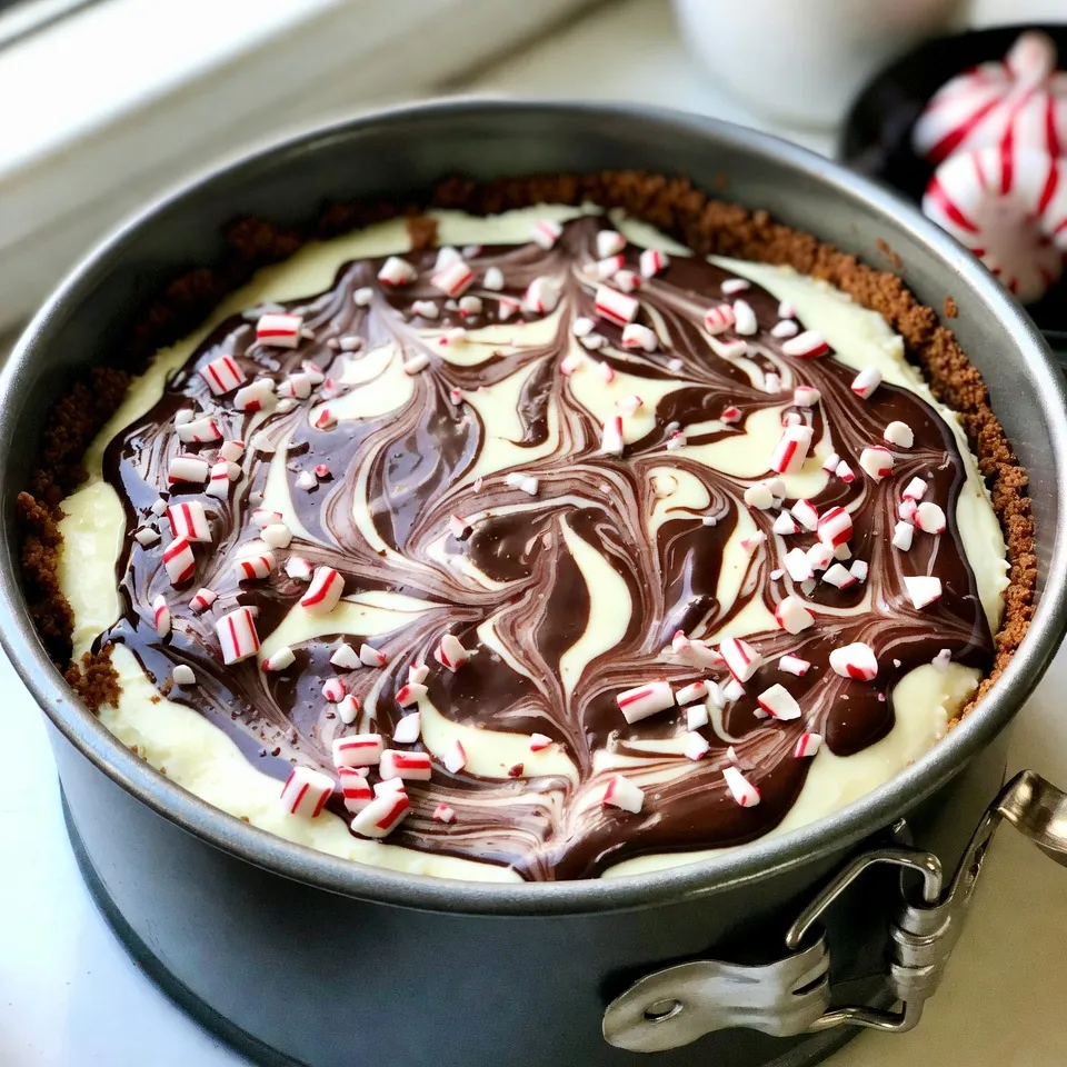 No-Bake Peppermint Bark Cheesecake Tasty Holiday Treat