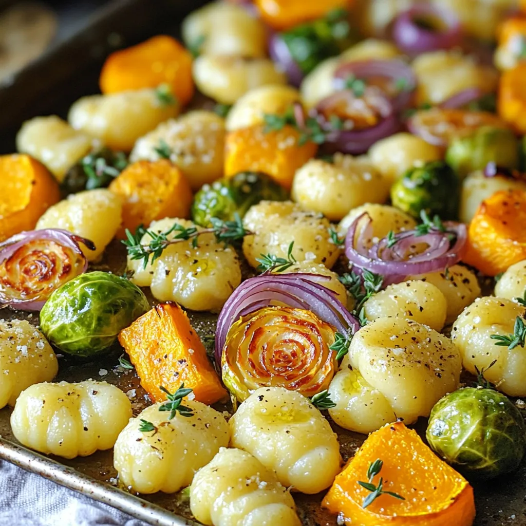 Sheet-Pan Gnocchi with Roasted Fall Vegetables Delight
