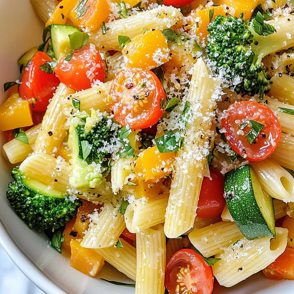 Pasta Primavera Flavorful and Colorful Vegetable Dish