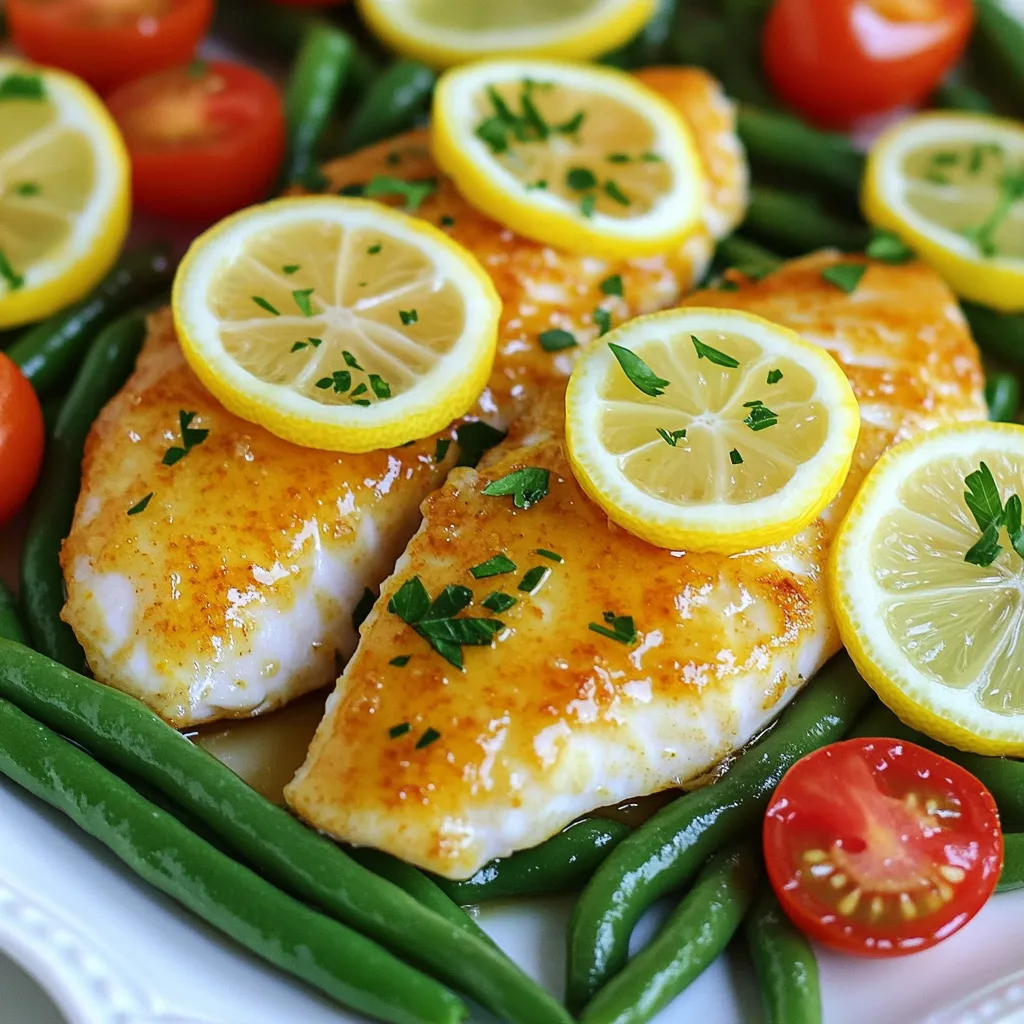 Lemon Garlic Tilapia Sheet Pan Healthy and Simple Dish