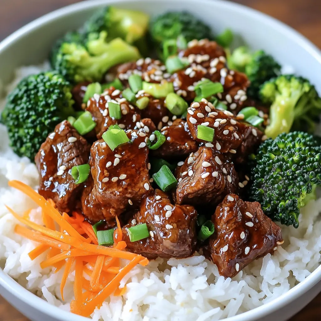 Slow Cooker Korean Beef Bowls Tasty and Easy Meal