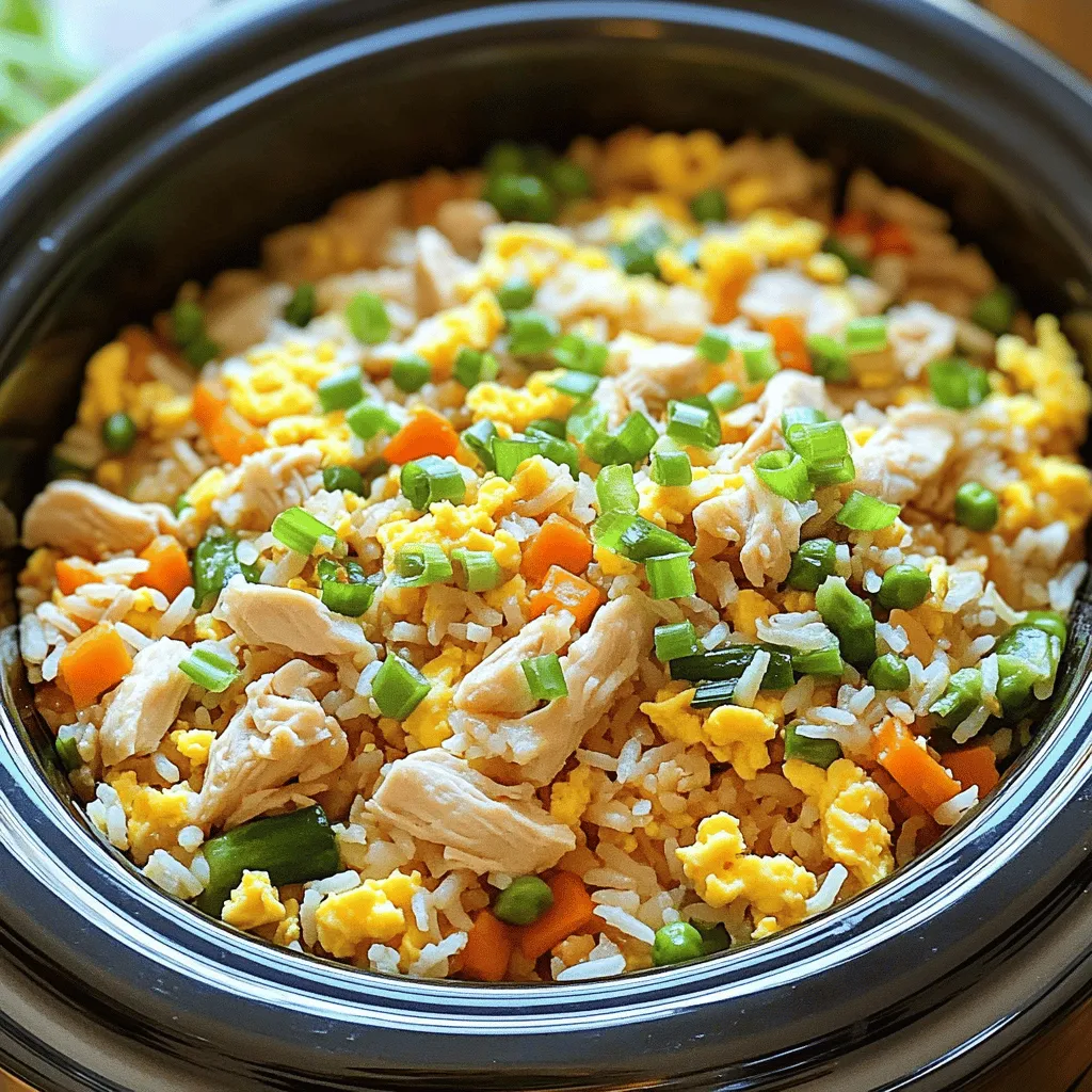 Crockpot Chicken Fried Rice Easy Family Meal Recipe