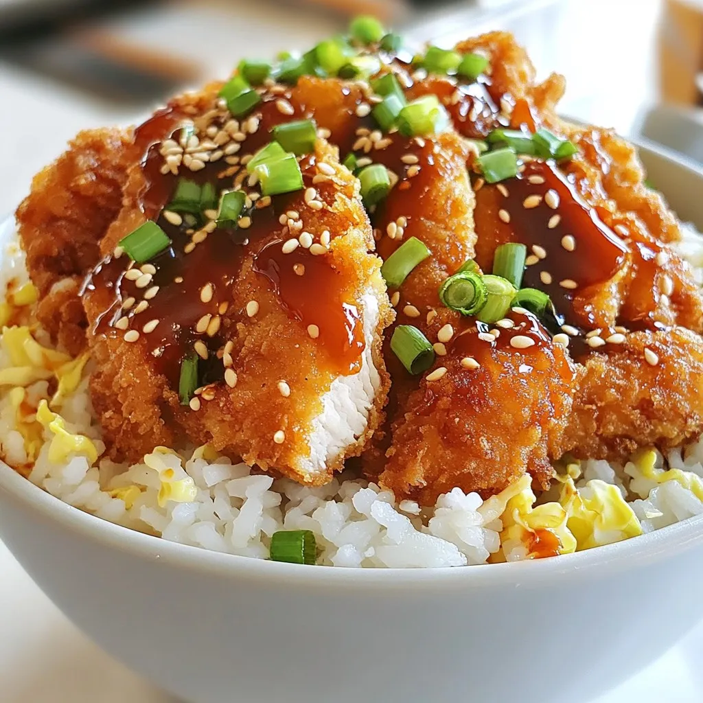 Crispy Japanese Katsu Bowls Flavorful and Easy Meal