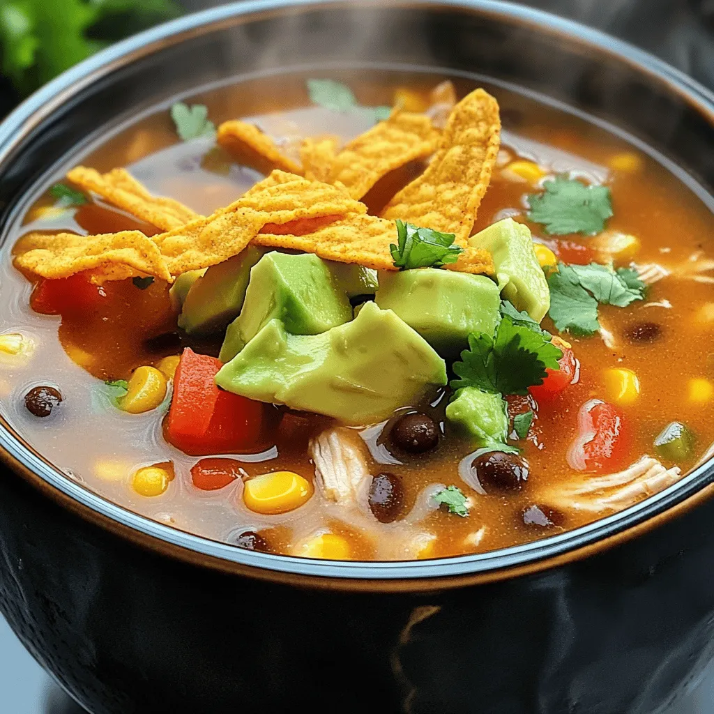 Slow Cooker Chicken Tortilla Soup Simple and Tasty
