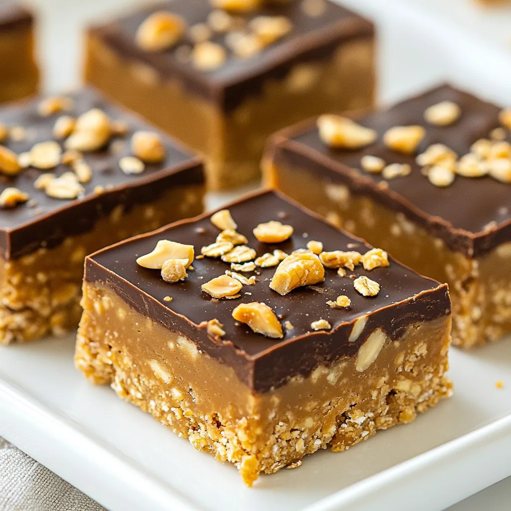 No-Bake Peanut Butter Oat Bars Simple and Nutritious