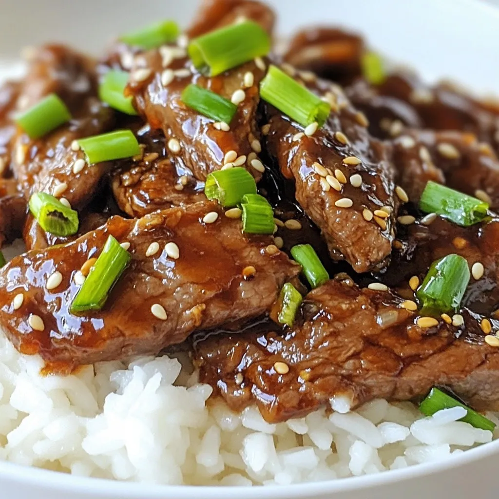 Mongolian Beef Rich Flavorful Stir-Fry Recipe