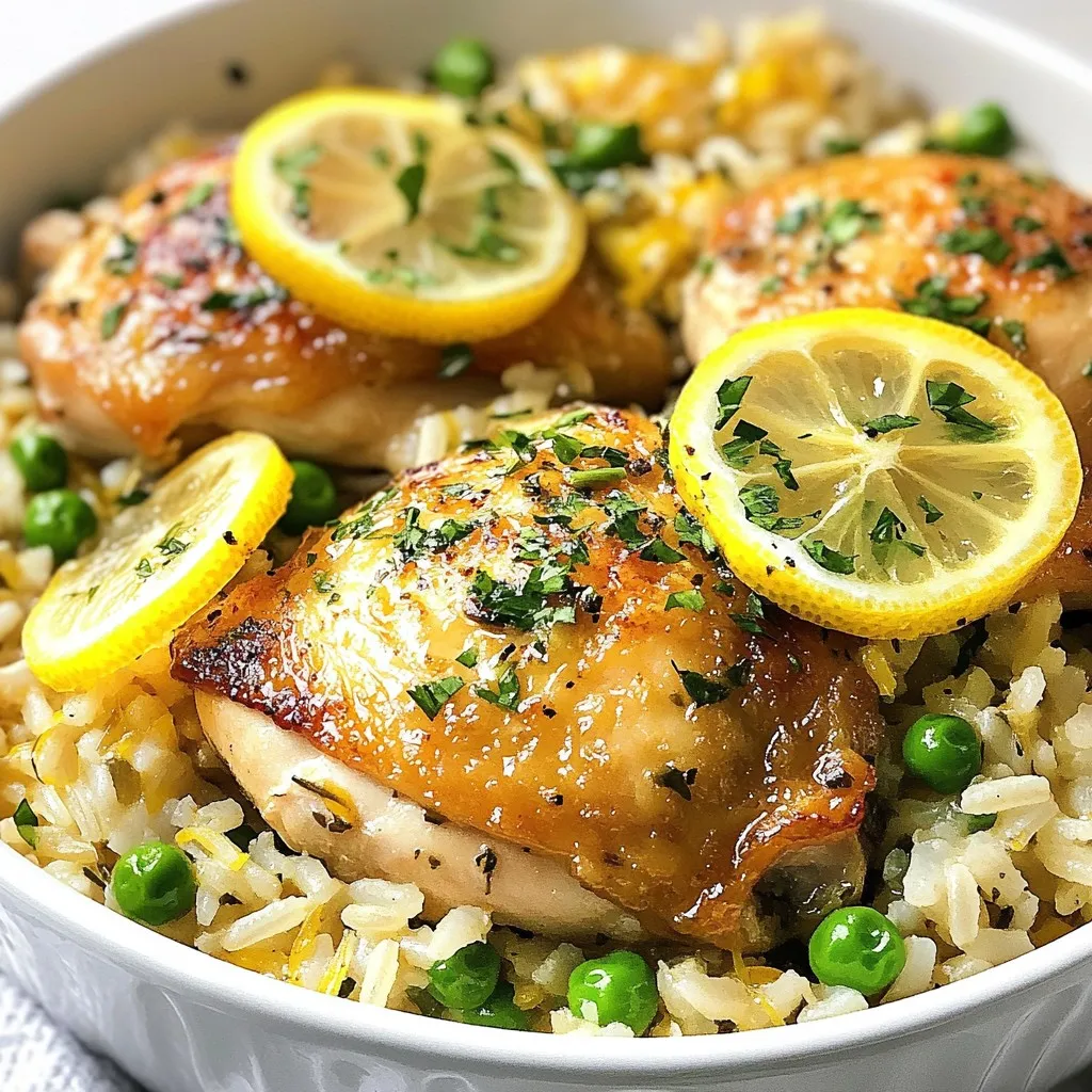 Slow Cooker Lemon Herb Chicken &#038; Rice Delight