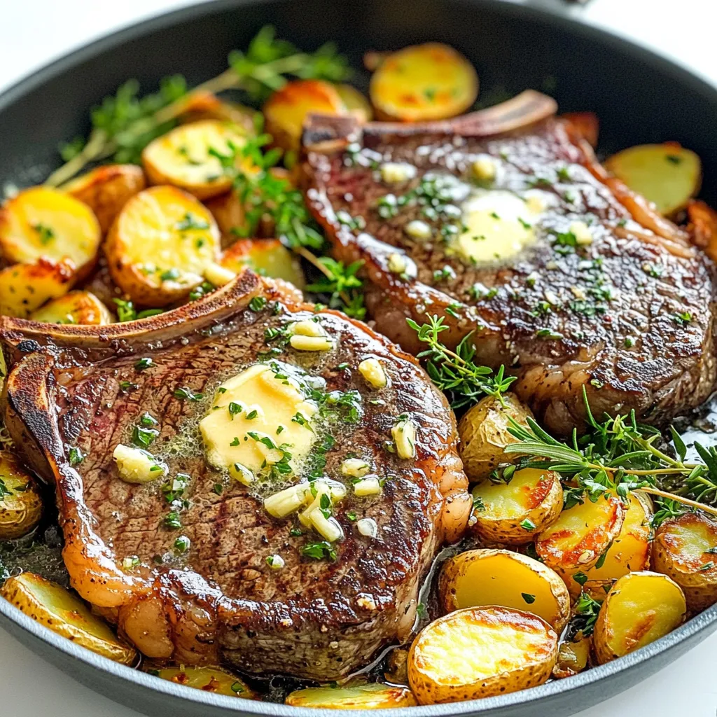 Garlic Butter Steak &#038; Potatoes Skillet Flavor Explosion