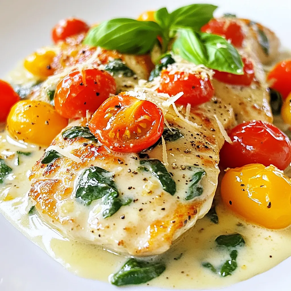 Creamy Garlic Tuscan Chicken Flavorful Dinner Delight