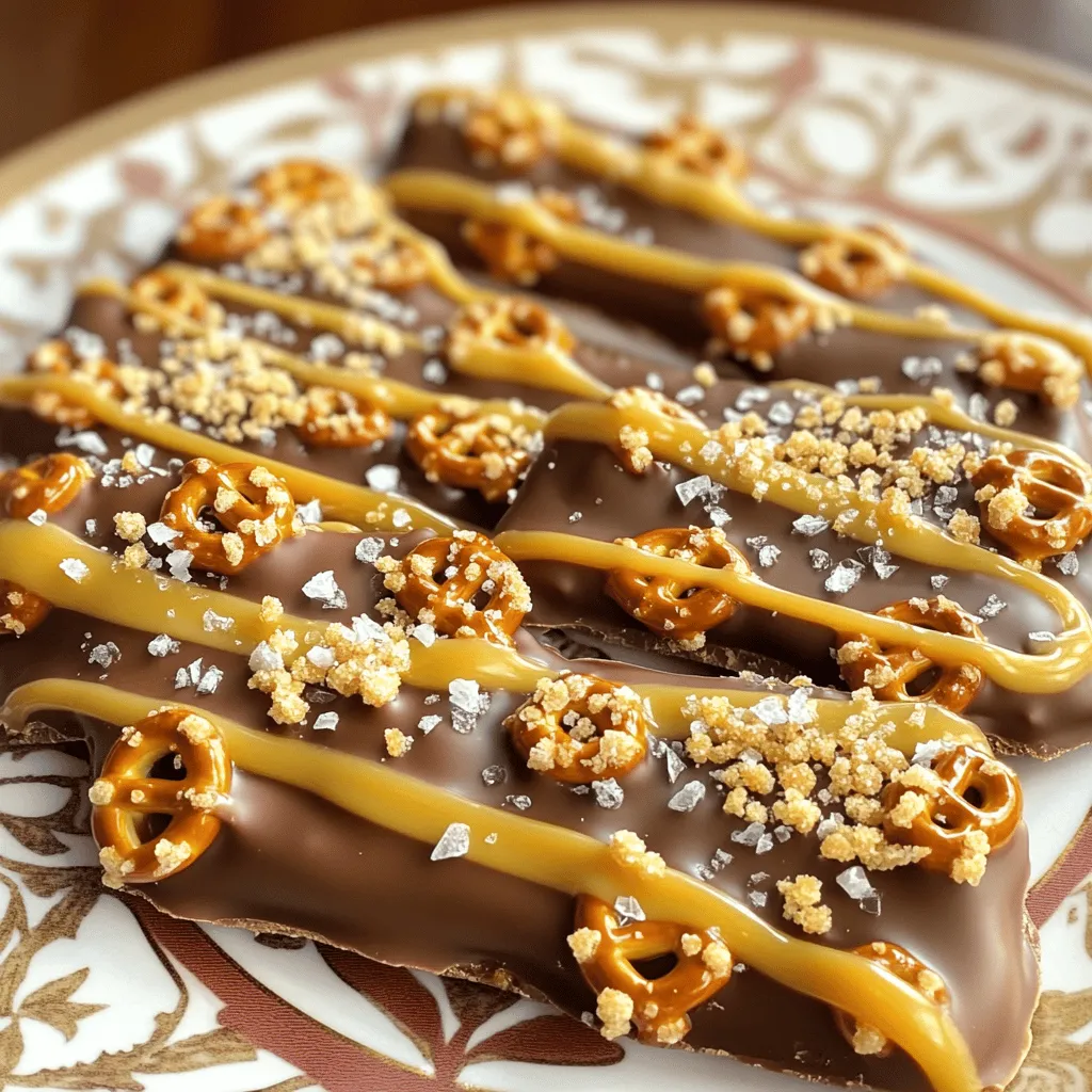 Salted Caramel Pretzel Bark Delightful Sweet Treat
