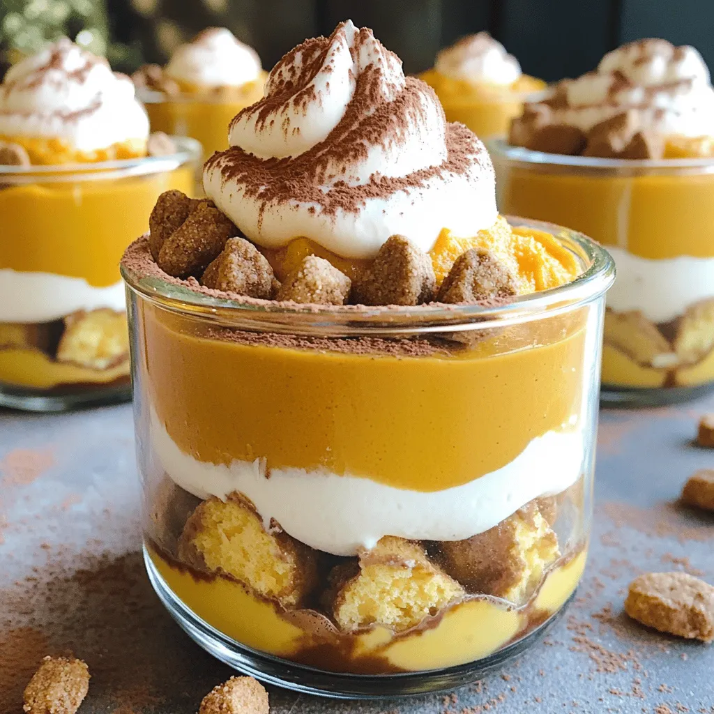 Pumpkin Spice Tiramisu Trifles Delightful Fall Dessert