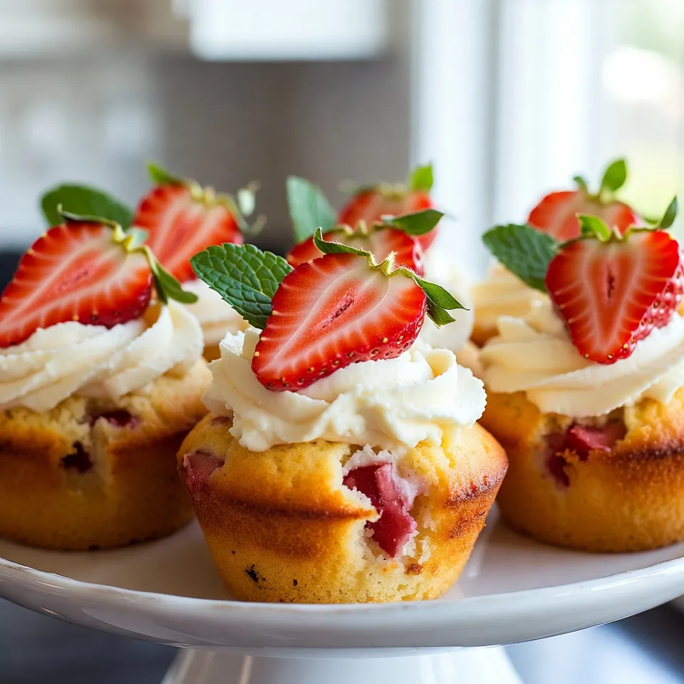 Strawberry Mascarpone Cupcakes Delightful and Light Treat