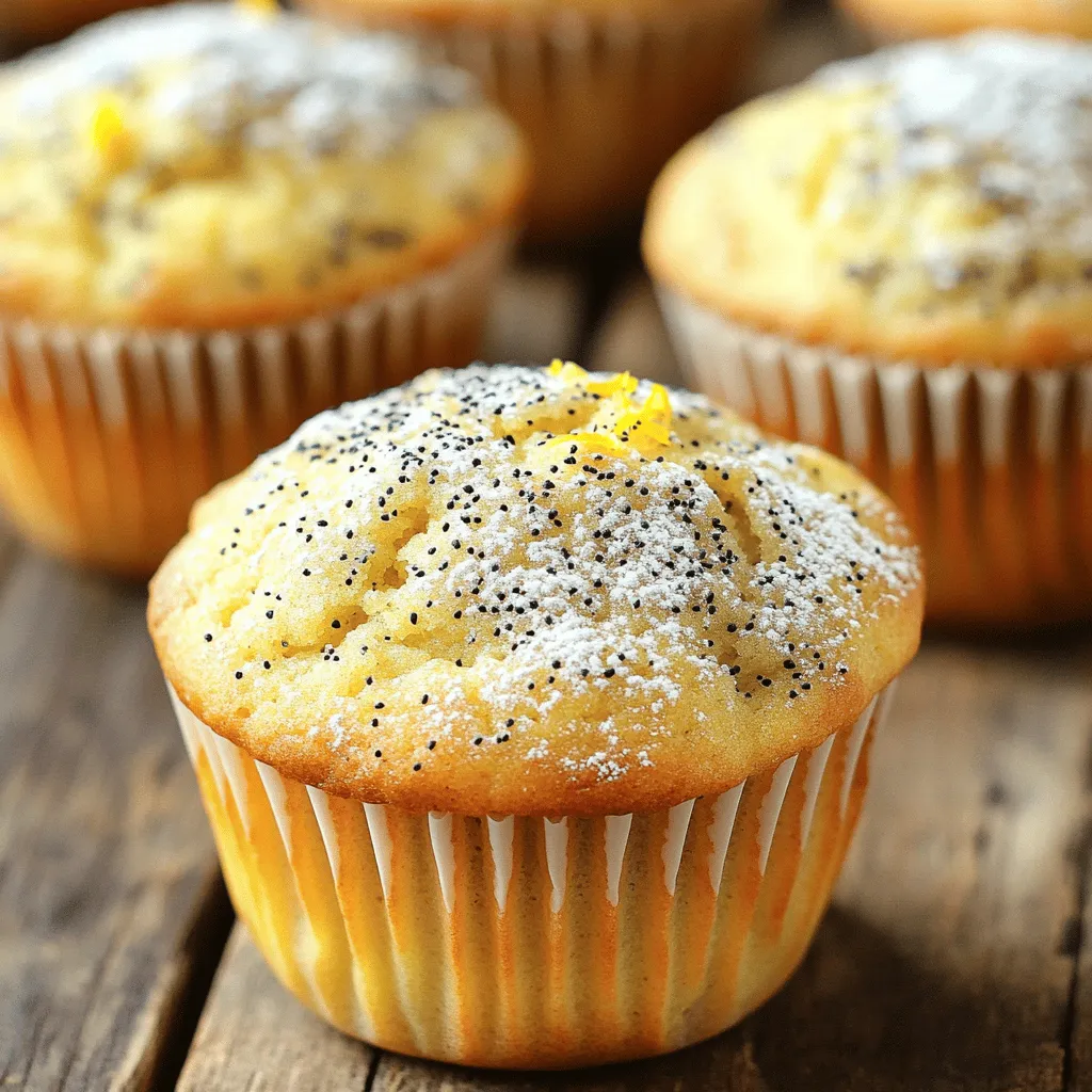 Lemon Poppy Seed Muffins Fresh and Fluffy Recipe