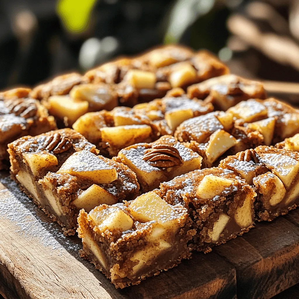 Brown Butter Apple Blondies Simple and Delicious Treat
