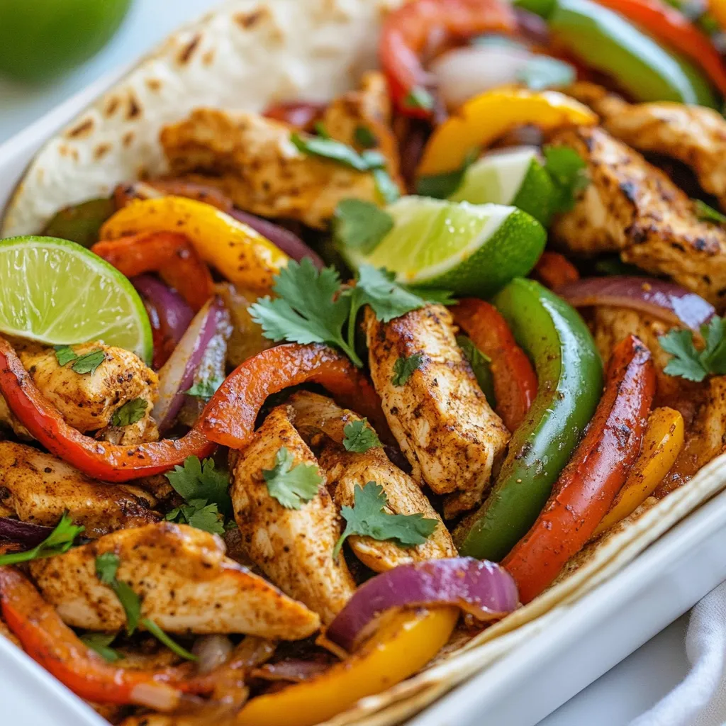 Sheet Pan Chicken Fajitas in 30 Minutes Delight