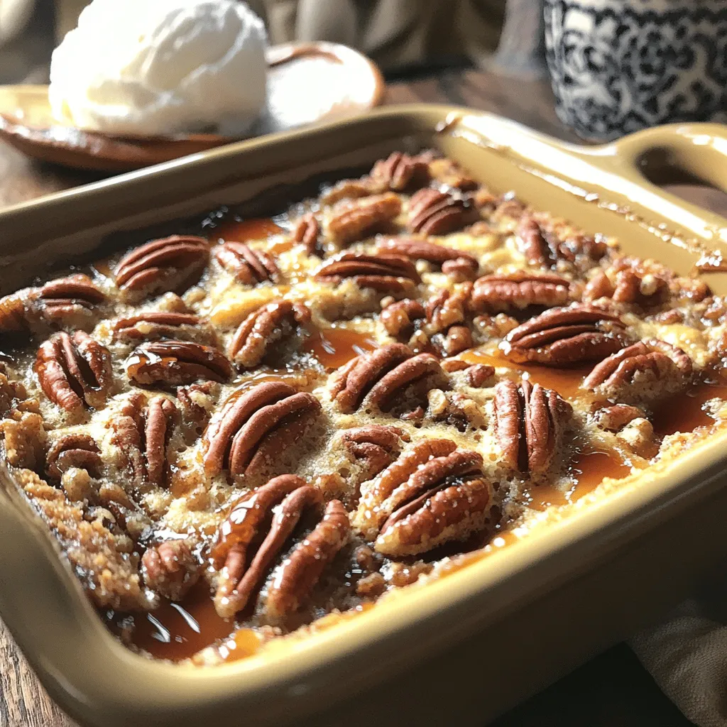 Pecan Pie Dump Cake Delicious and Easy Dessert Recipe