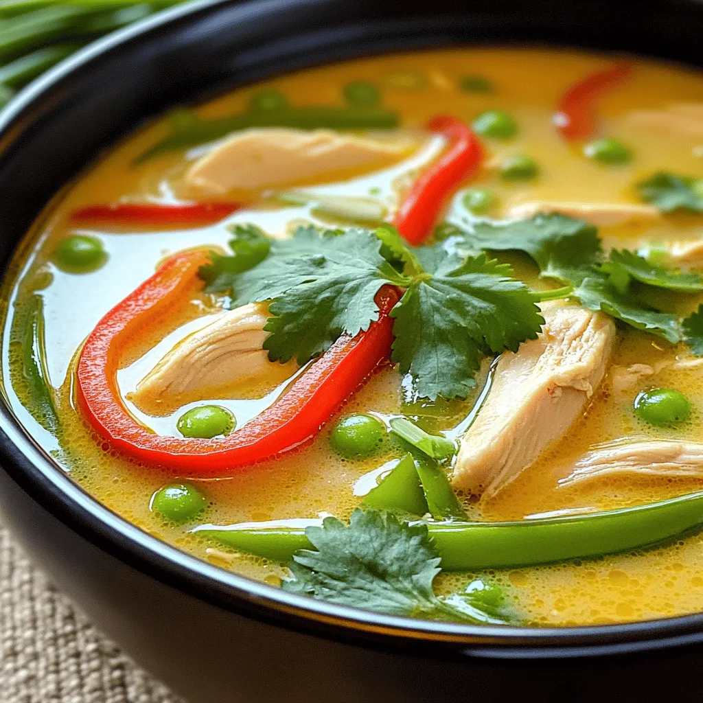 Weeknight Thai Chicken Soup Easy and Flavorful Meal