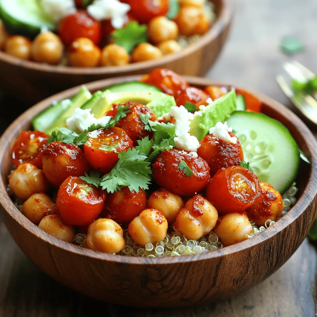 Harissa Roasted Chickpea Bowls Tasty and Nutritious Meal