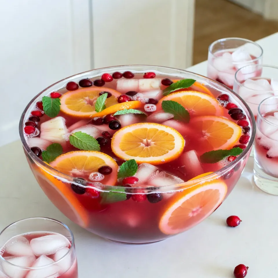Nonalcoholic Christmas Punch Festive and Flavorful Drink
