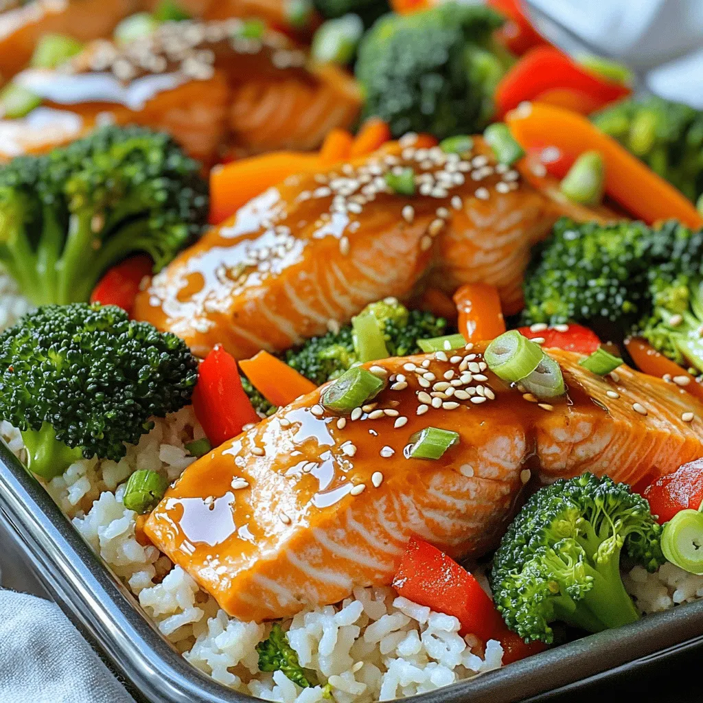 Sheet Pan Teriyaki Salmon Bowls Quick and Tasty Meal