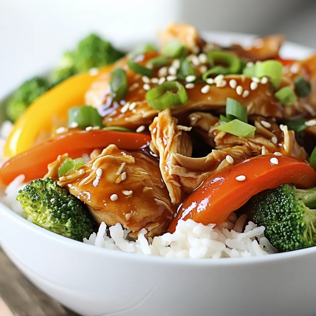 Dump-and-Go Crockpot Chicken Teriyaki Delight