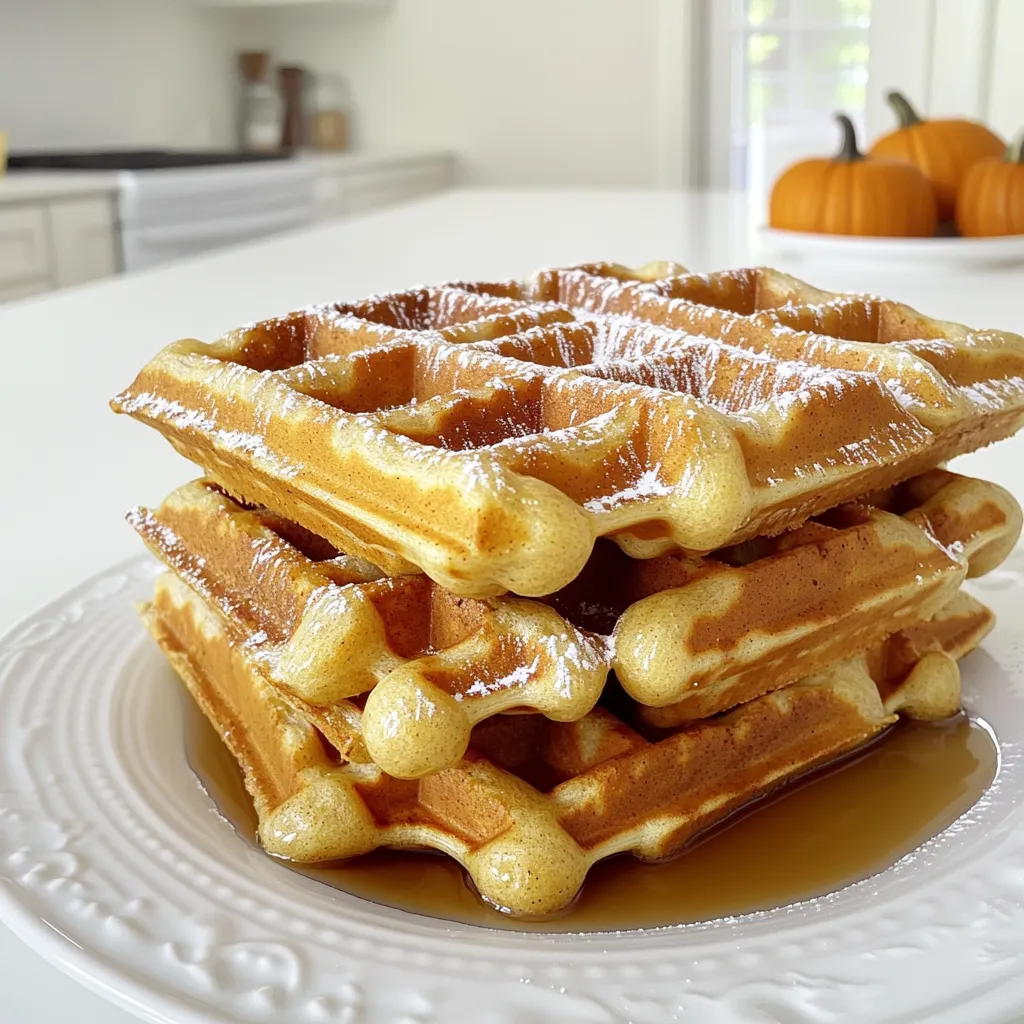Pumpkin Spice Churro Waffles Irresistible Fall Treat
