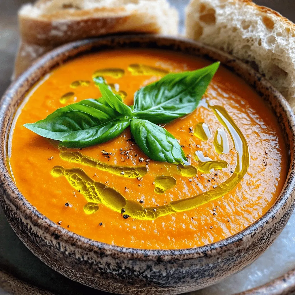 Carrot Tomato Soup Flavorful and Nutritious Recipe