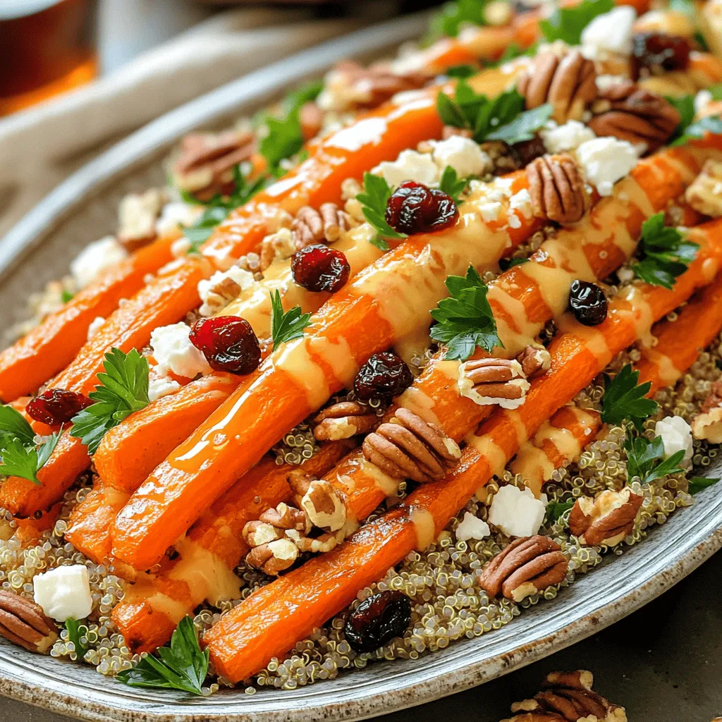 Maple Roasted Carrot and Quinoa Salad Delight