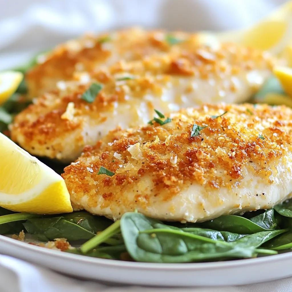 Lemon Pecorino Crusted Chicken Flavorful Dinner Idea