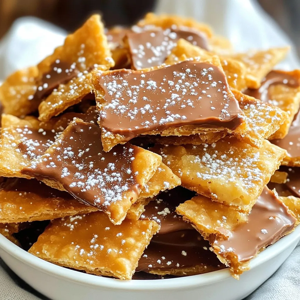 Churro Saltine Toffee Sweet and Easy Treat Recipe