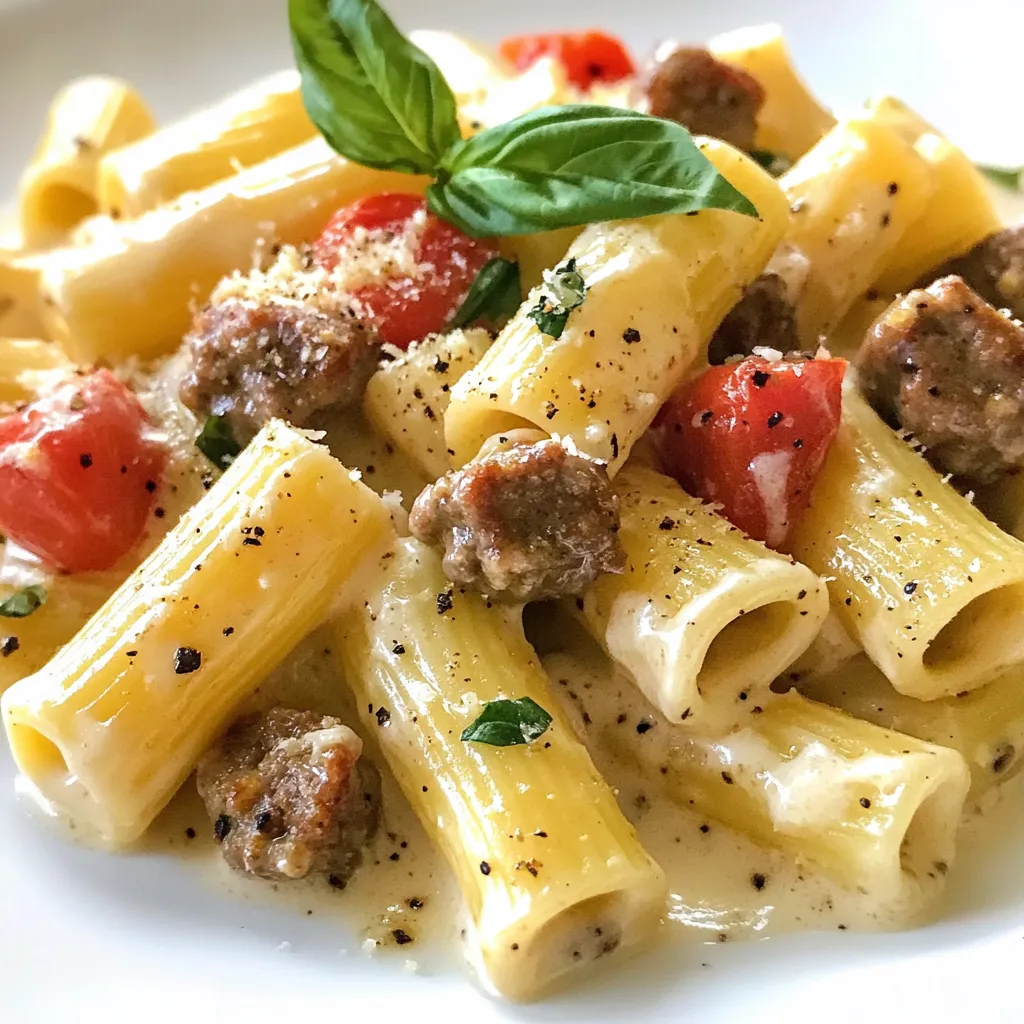 Creamy Italian Sausage Rigatoni Flavorful Pasta Dish
