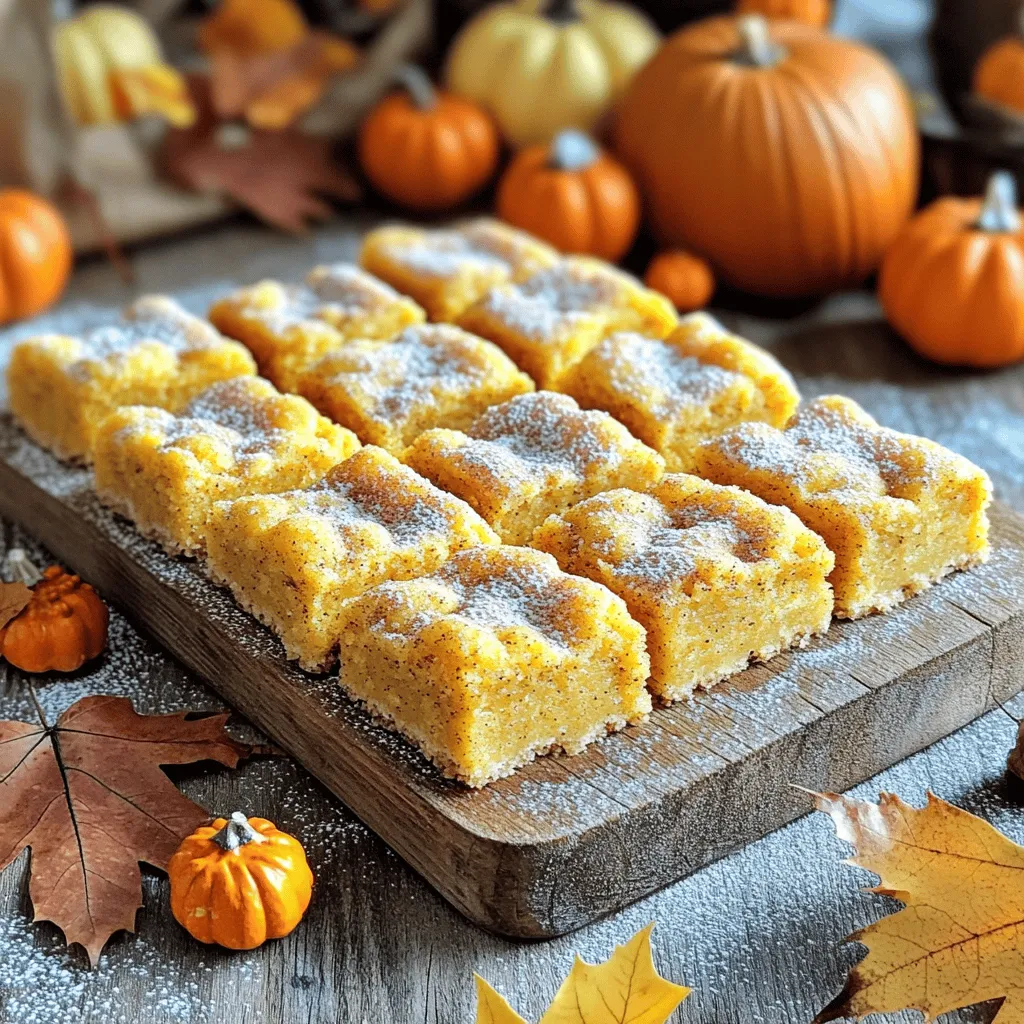 Pumpkin Snickerdoodle Cookie Bars Irresistible Treat