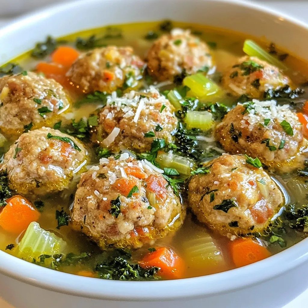 Classic Italian Wedding Soup Flavorful Comfort Dish