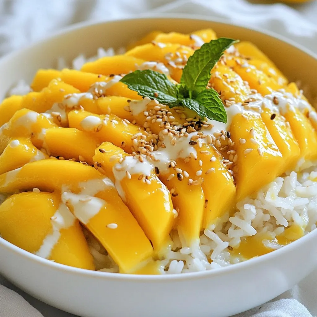 Mango Sticky Rice Delightful Dessert for Everyone