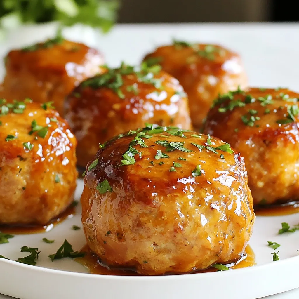 Mini Glazed Chicken Meatloaves Flavorful and Simple Recipe