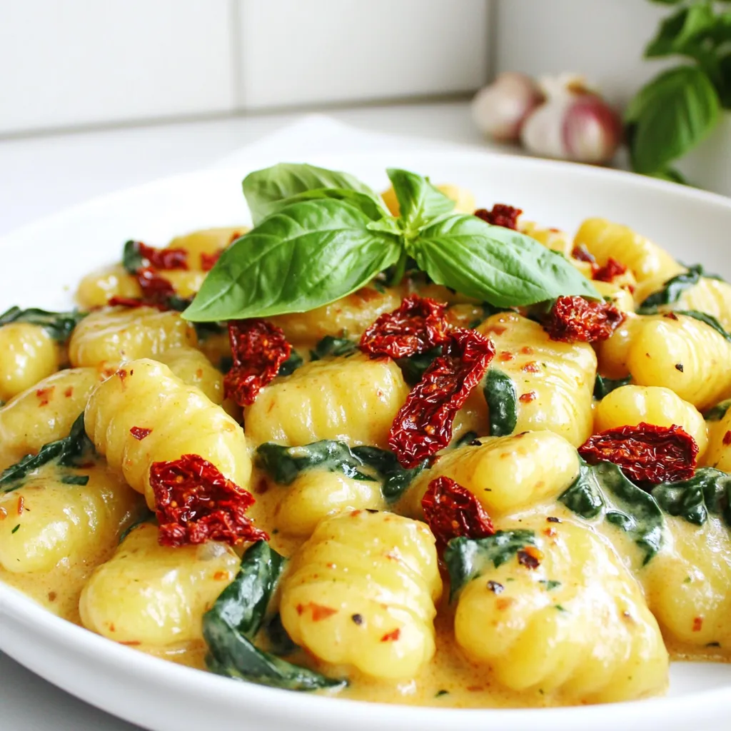 Sun Dried Tomato Gnocchi Skillet Creamy and Flavorful