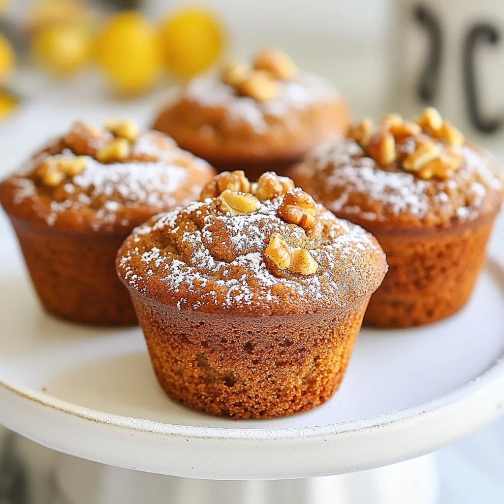 Soft Gingerbread Muffins Delightful and Easy Recipe