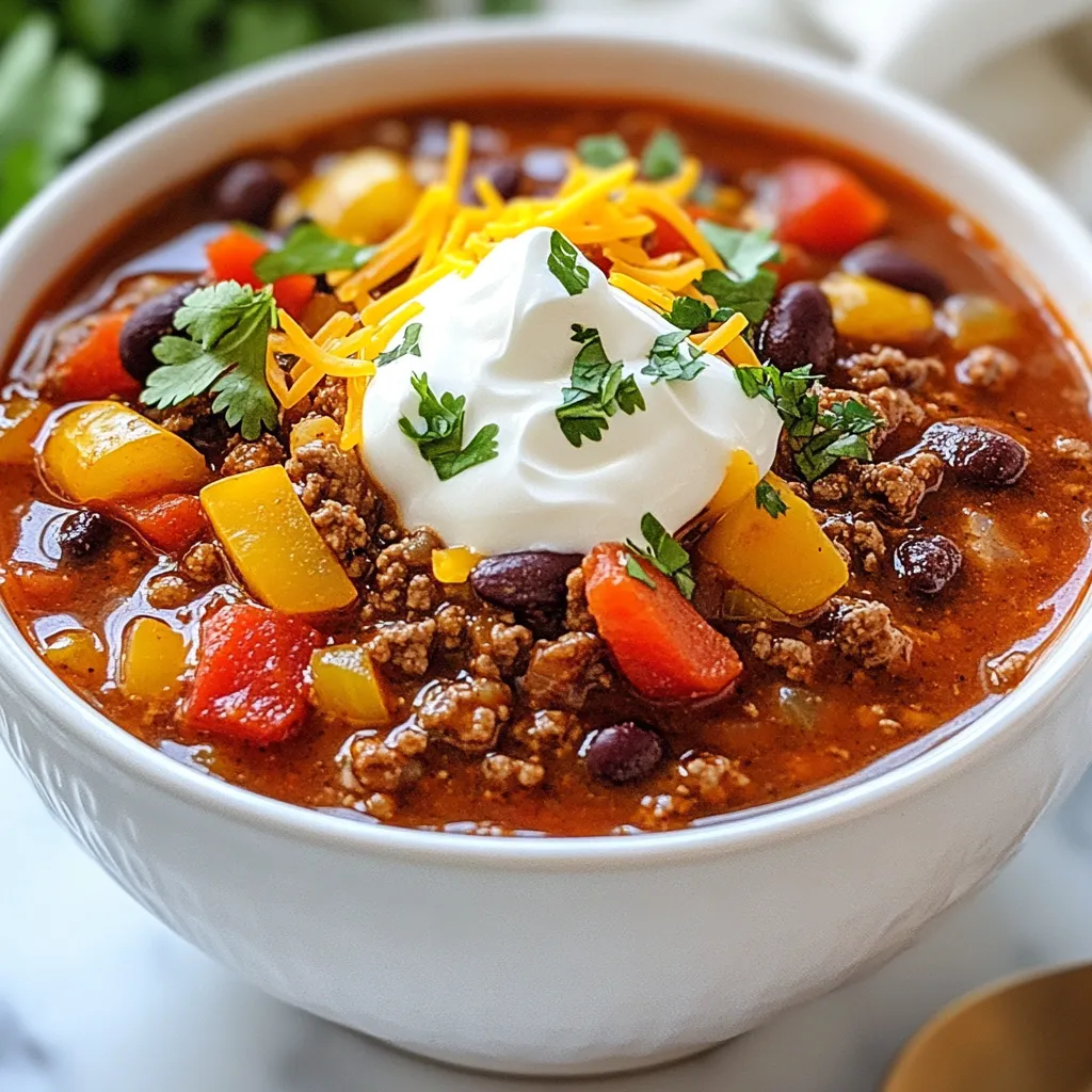Best Ground Beef Chili Flavorful and Hearty Recipe