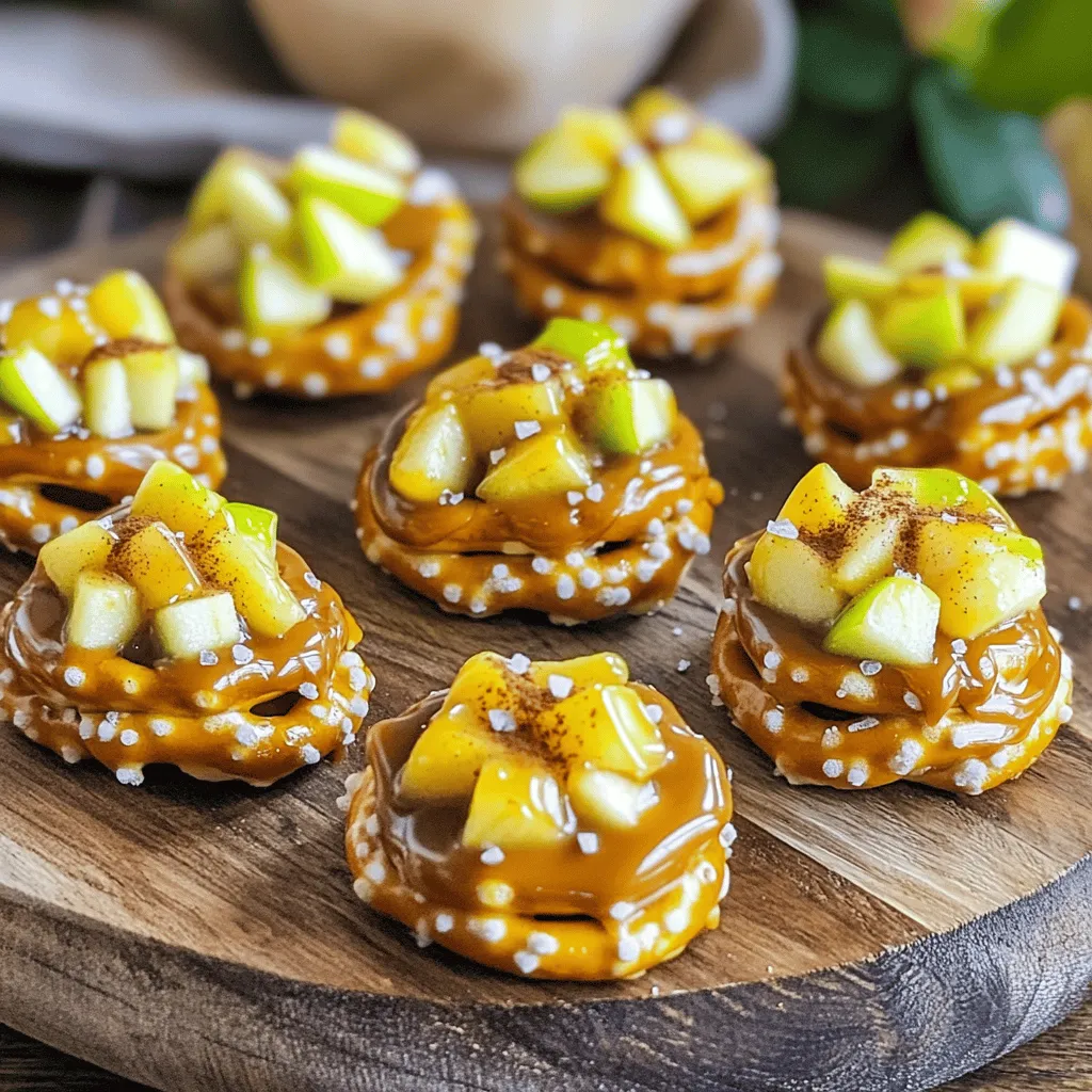 Caramel Apple Pretzel Bites Delightful and Easy Treat