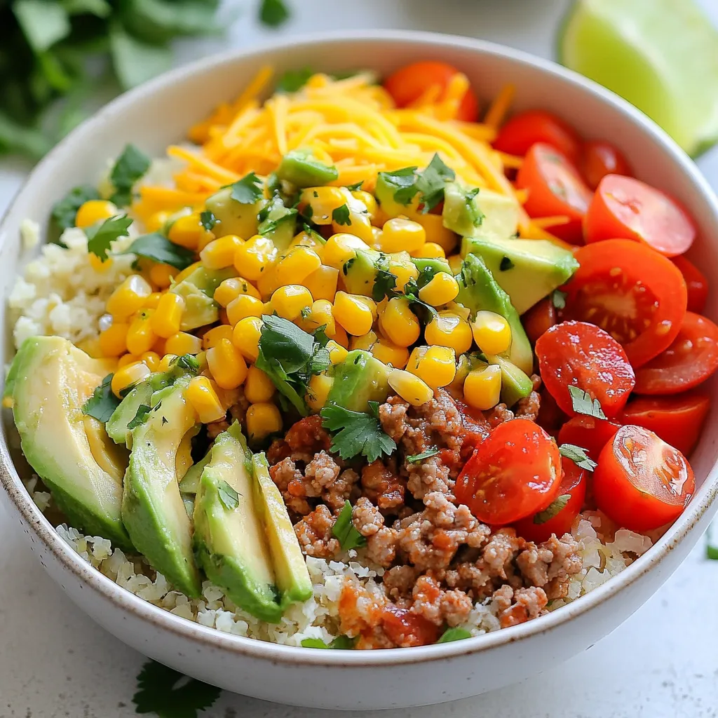 Low-Carb Burrito Bowl Meal Prep for Easy Nutrition