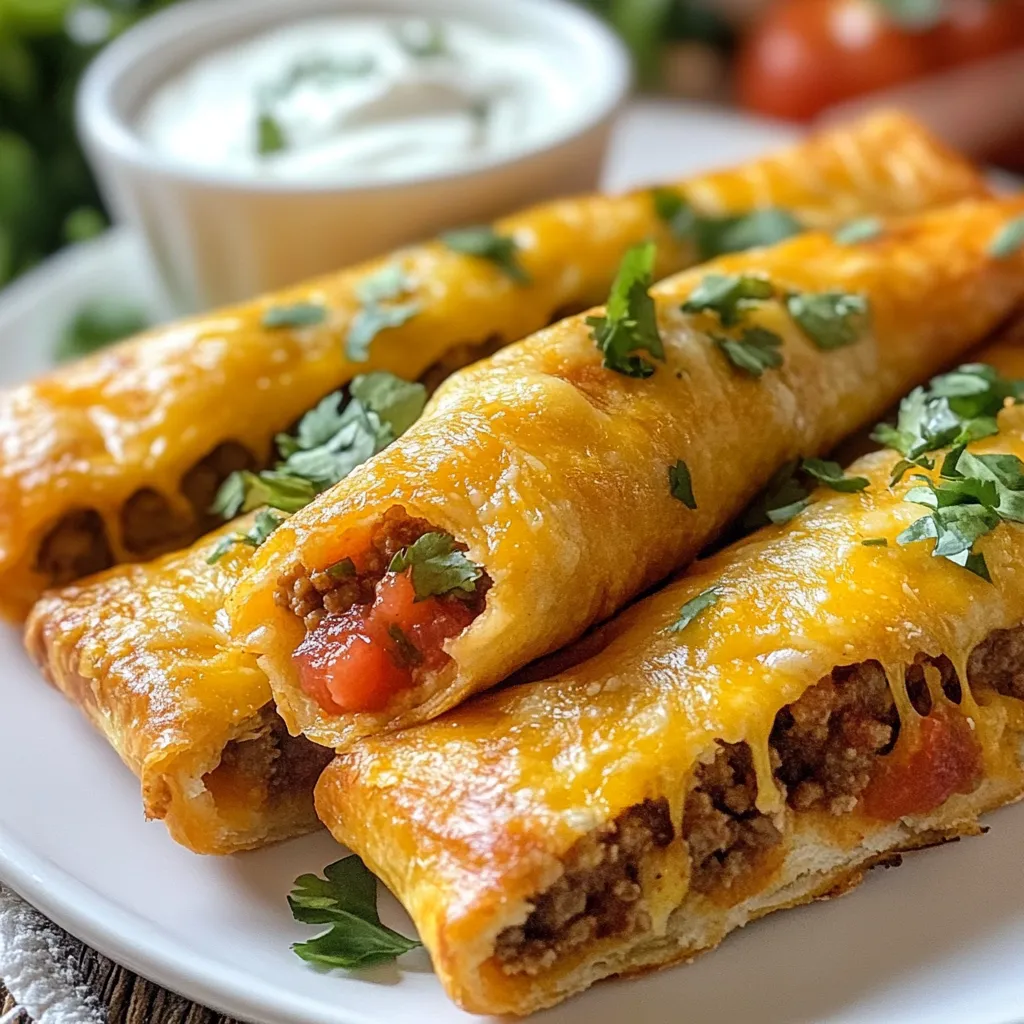 Cheesy Taco Sticks Flavorful and Fun Snack Idea