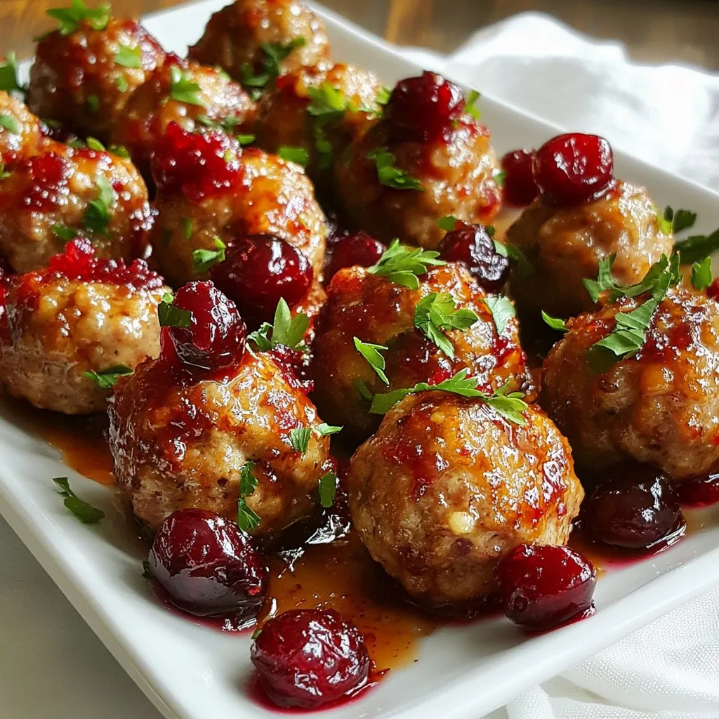Quick Cranberry Meatballs Flavorful Party Appetizer