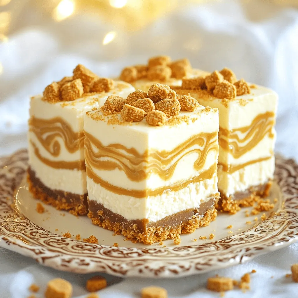 No Bake Biscoff Cheesecake Bars Easy and Delicious Treat
