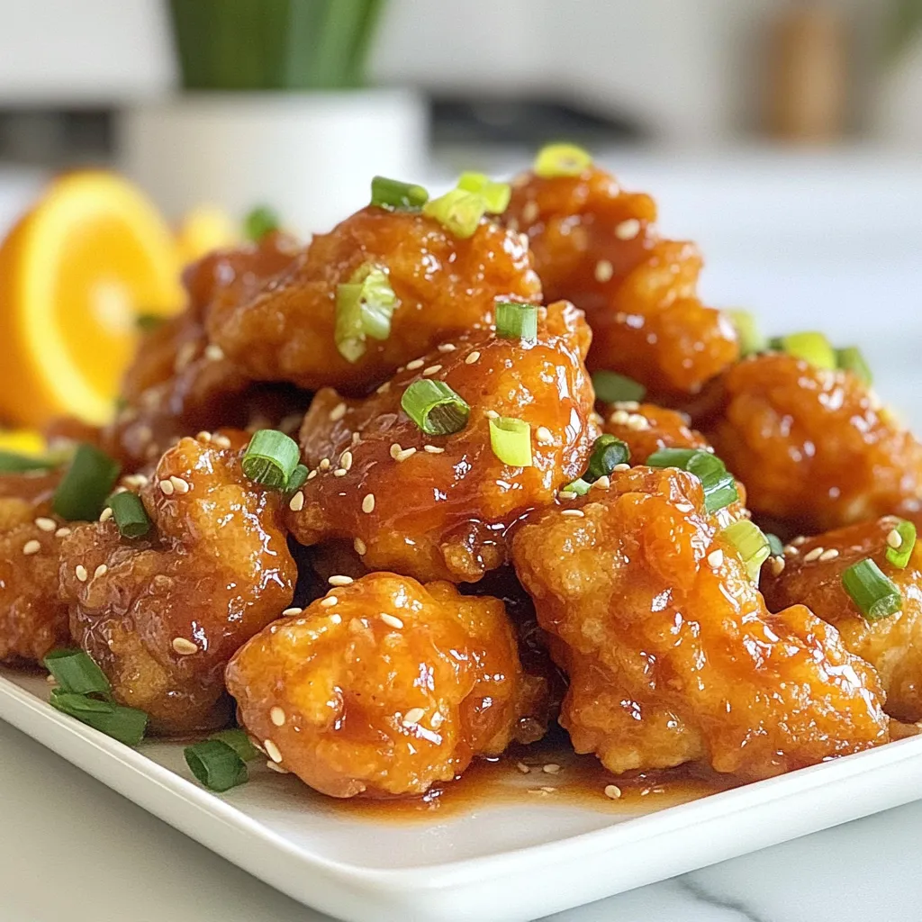 Orange Chicken Quick Fry Easy and Flavorful Recipe